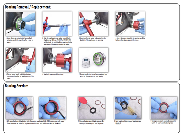 Wheels Mfg Bottom Bracket - BB86 to 30MM Flanged, Dual Row PressFit 86/92 Ceramic Bottom Bracket