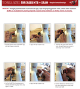 Wheels Mfg Bottom Bracket - BSA Threaded MTB Angular Contact BB for 24/22mm Cranks (SRAM)