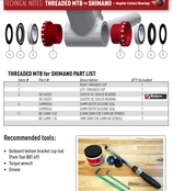 Wheels Manufacturing BSA Bottom Bracket - Shimano MTB Angular Contact Bearings Black Cups