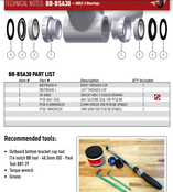 Wheels Manufacturing BSA English Threaded Bottom Bracket - DUB Spindle ABEC-3 Bearing Black