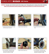 Wheels Manufacturing BSA English Threaded Bottom Bracket - DUB Spindle ABEC-3 Bearing Black