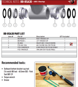 Wheels Manufacturing BSA 30 Bottom Bracket - English (BSA) Frame Interface ABEC-3 Bearings For 30mm Spindle Black