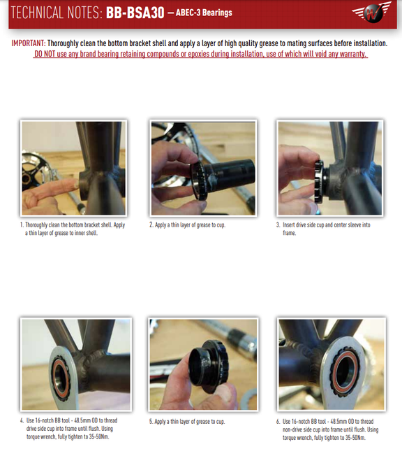 Wheels Mfg Bottom Bracket - BSA Threaded to 30mm ABEC 3