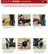 Wheels Mfg Bottom Bracket - BSA Threaded to 30mm Ceramic Hybrid BB