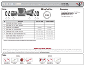 Wheels Manufacturing PF30 Outboard Bottom Bracket - For 30mm Spindle ABEC-3 Bearings PressFit Thread Together Black