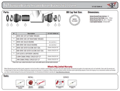 Wheels Mfg Bottom Bracket - T47 Outboard ABEC-3 BB for 24/22mm (SRAM) Cranks