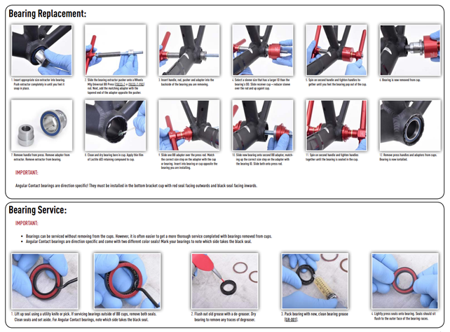 Wheels Mfg Bottom Bracket - T47 Outboard Angular Contact BB for 24mm (Shimano) Cranks