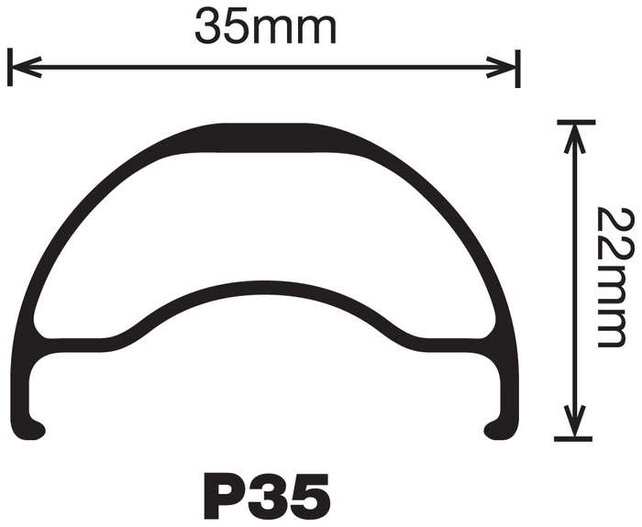 Velocity Blunt 35 650b  Bicycle Rims - Black,36