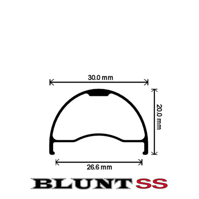 Velocity Blunt SS 650b  Bicycle Rims - Black,24
