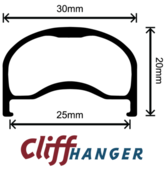 Velocity Cliffhanger 650b MSW Bicycle Rims - Black,40