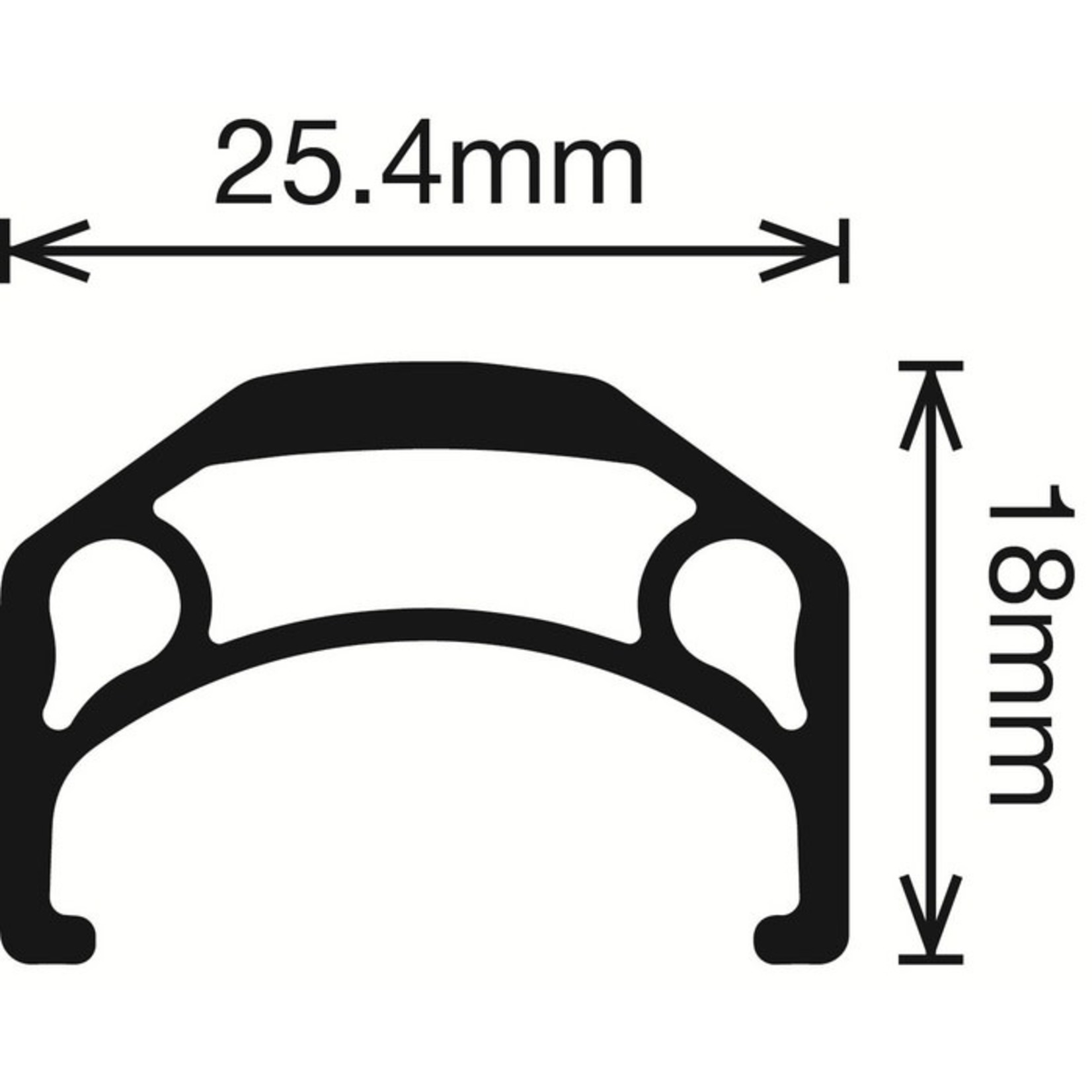 Velocity Velocity NoBS 700c Bicycle Rims - Mill Finish,32