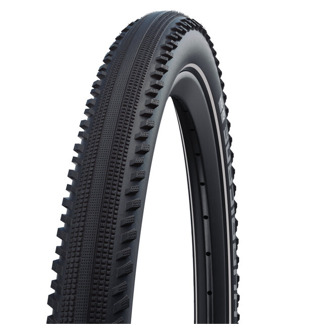 Schwalbe Hurricane Tire - 29 x 2.4 Clincher Wire Black/Reflective Performance Addix RaceGuard DoubleDefense