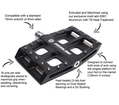 Pedaling Innovations Catalyst XL Pedal - for size 13 feet and up Pedaling Innovations Catalyst XL Pedal - for size 13 feet and up