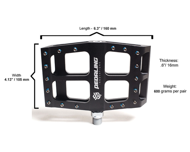 Pedaling Innovations Catalyst XL Pedal - for size 13 feet and up Pedaling Innovations Catalyst XL Pedal - for size 13 feet and up