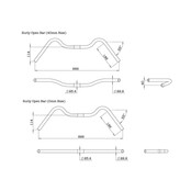 Surly Open Bar Black 40mm Rise