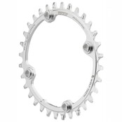 Wolf Tooth Elliptical 104 BCD Chainring - 32t, 104 BCD, 4-Bolt, Drop-Stop, Stainless Steel, Silver Wolf Tooth Elliptical 104 BCD Chainring - 32t, 104 BCD, 4-Bolt, Drop-Stop, Stainless Steel, Silver