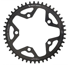 Wolf Tooth 110 BCD 5 Bolt Chainring 46T compatible with SRAM Flattop