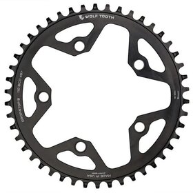 Wolf Tooth 110 BCD 5 Bolt Chainring 46T compatible with SRAM Flattop