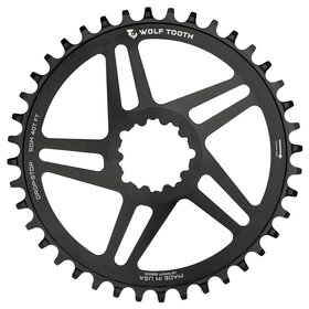 Wolf Tooth Direct Mount SRAM Drop-Stop Chainring - Black - 26T - 49mm Chainline/6mm Offset