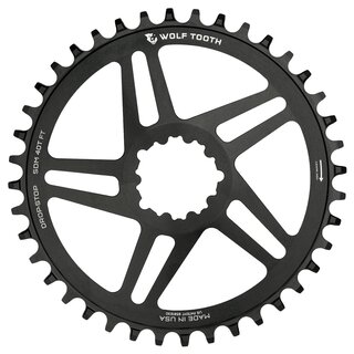 Wolf Tooth Direct Mount SRAM Drop-Stop Chainring - Black - 26T - 49mm Chainline/6mm Offset
