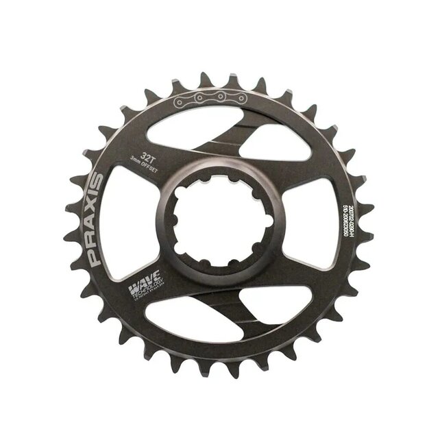Wave 1x Chainring, 0mm Offset, 32t