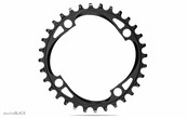 absoluteBLACK Round 64 BCD Chainring - 28t 64 BCD 4-Bolt Narrow-Wide Black