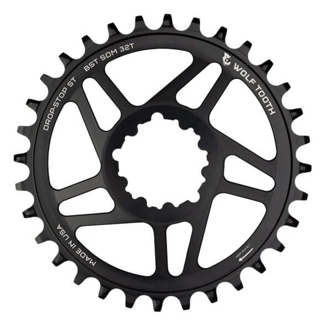 Wolf Tooth Direct Mount chainring for SRAM BB30 Short Spindle Cranks - BB30 32T