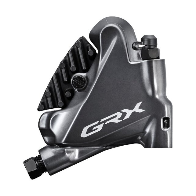 Shimano GRX BR-RX810 Rear Flat-Mount Disc Brake Caliper Resin Pads with Fins adaptor sold seperately