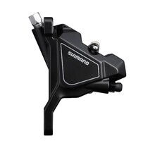 Shimano Altus BL-MT201/BR-UR300 Disc Brake and Lever - Front, Hydraulic, Flat Mount, Resin Pads, Black