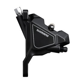 Shimano Altus BL-MT201/BR-UR300 Disc Brake and Lever - Front, Hydraulic, Flat Mount, Resin Pads, Black