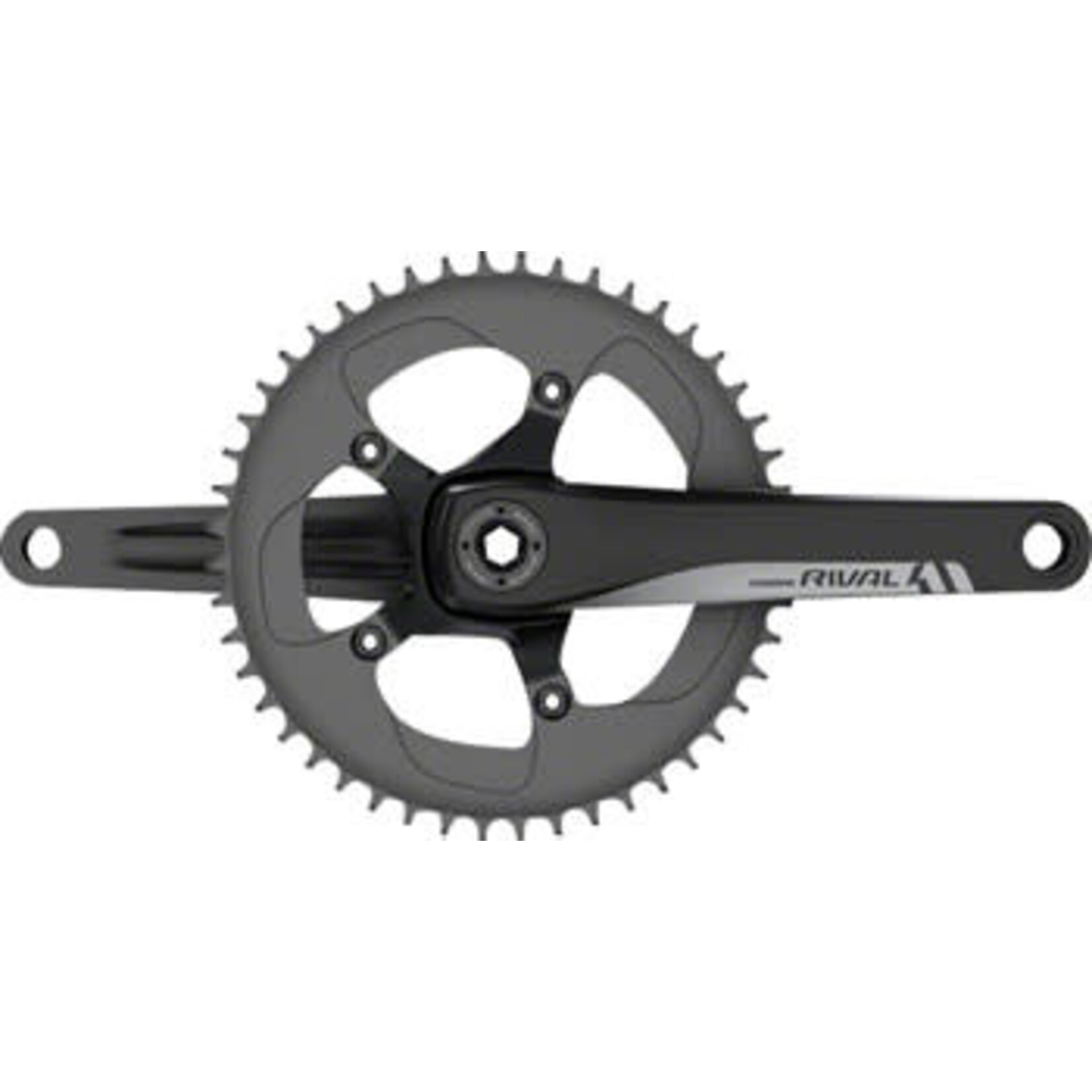 Sram SRAM Rival 1 Crankset - 175mm, 10/11-Speed, 42t, 110 BCD, BB30/PF30 Spindle Interface, Black