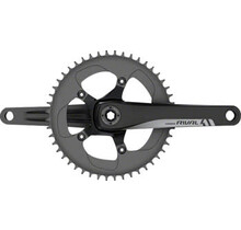 SRAM Rival 1 Crankset - 175mm, 10/11-Speed, 42t, 110 BCD, BB30/PF30 Spindle Interface, Black