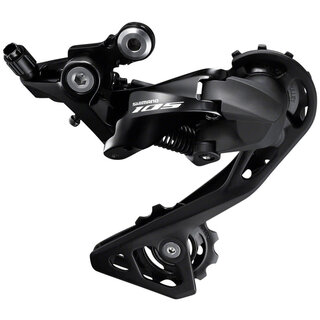 Shimano 105 RD-R7000-GS Rear Derailleur - 11 Speed, Medium Cage, Black