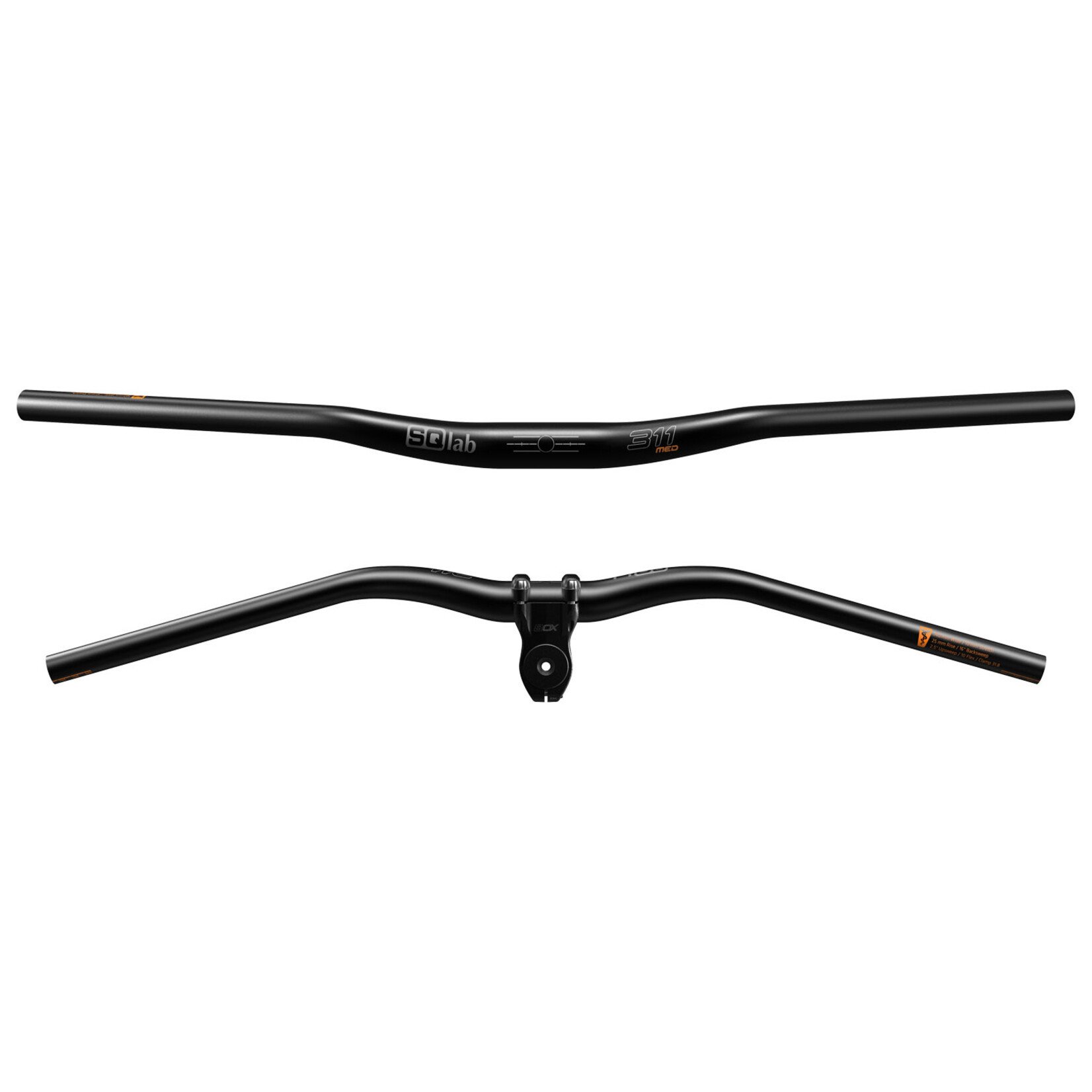 SQlab SQLab 311 Bar, MTB, 16° Alloy, 31.8, 5° upsweep