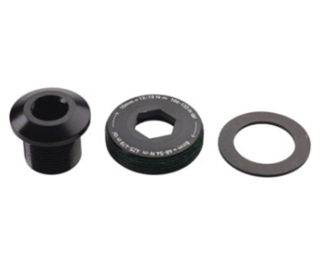 SRAM/ Truvativ GXP M15 Crank Bolt and M26 Cap Black SRAM/ Truvativ GXP M15 Crank Bolt and M26 Cap Black