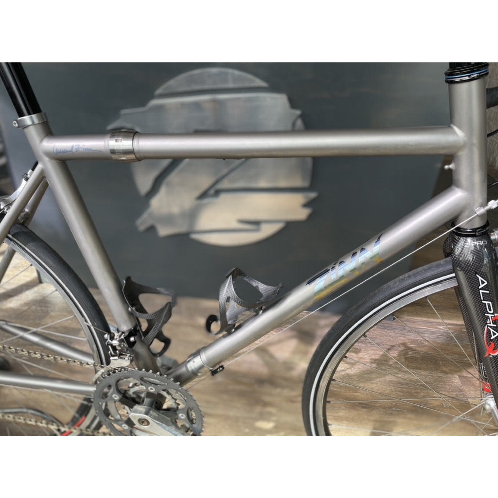 Zinn Custom Titanium Road Travel Bike - Used in great condition for 6'2" - 6'5" rider