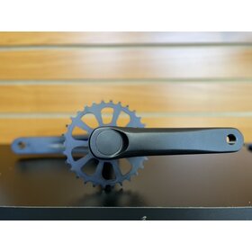 Tui Extra Short Mountain Bike Crankset - 3-Bolt Direct Mount - 30mm Spindle