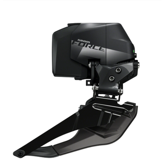 SRAM Force eTap AXS Wide Front Derailleur - 2x12-Speed, Braze-on, Black, D1