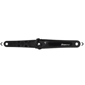 RaceFace Turbine Crankset - 175mm, Direct Mount, 136mm Spindle with CINCH Interface, 7050 Aluminum, Black