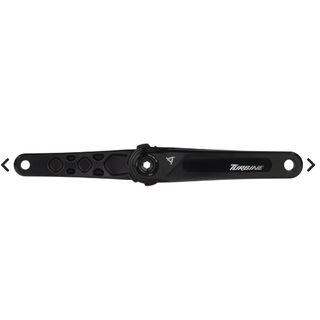 RaceFace Turbine Crankset - 175mm, Direct Mount, 136mm Spindle with CINCH Interface, 7050 Aluminum, Black