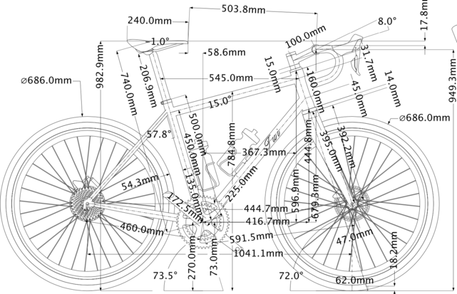 Tui ER1 Road Bike - Lightweight Titanium road bike