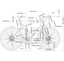 Tui ER1 Road Bike- 105 2x12 - Lightweight Titanium road bike