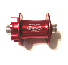 Hadley Front Hub - 32h - 15x100mm through axle RED