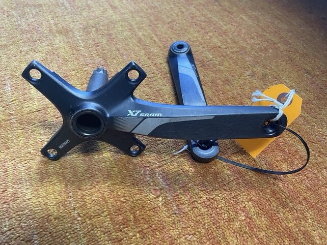 Lightly USED: Sram X7 Aluminum crankset - 120bcd - GXP