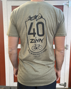 Zinn Cycles 40th Anniversary T-Shirt - Big and Tall sizes