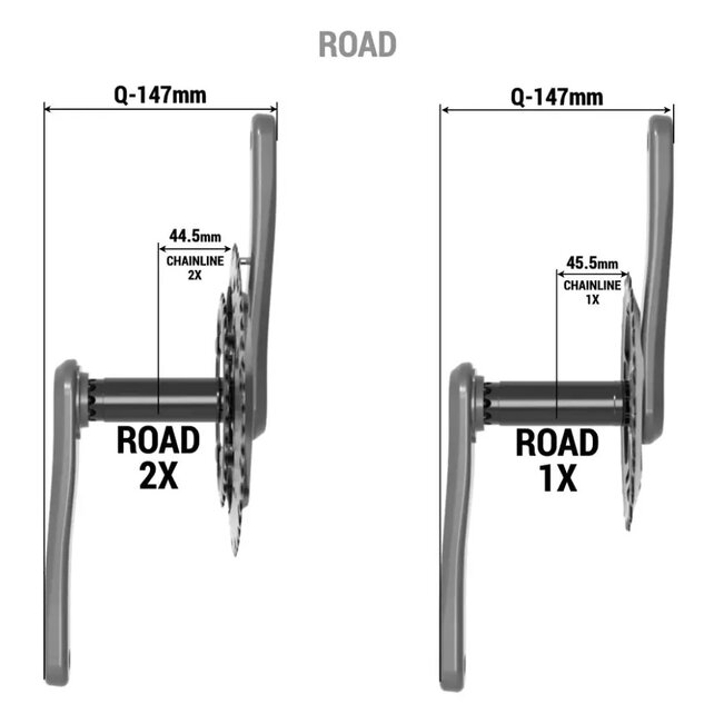 Praxis Road cranks - Alba - Alloy
