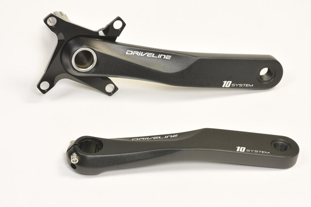 Driveline Mountain Bike Crankset - 64/104bcd - 24mm spindle - 140mm length Driveline Mountain Bike Crankset - 64/104bcd - 24mm spindle - 140mm length
