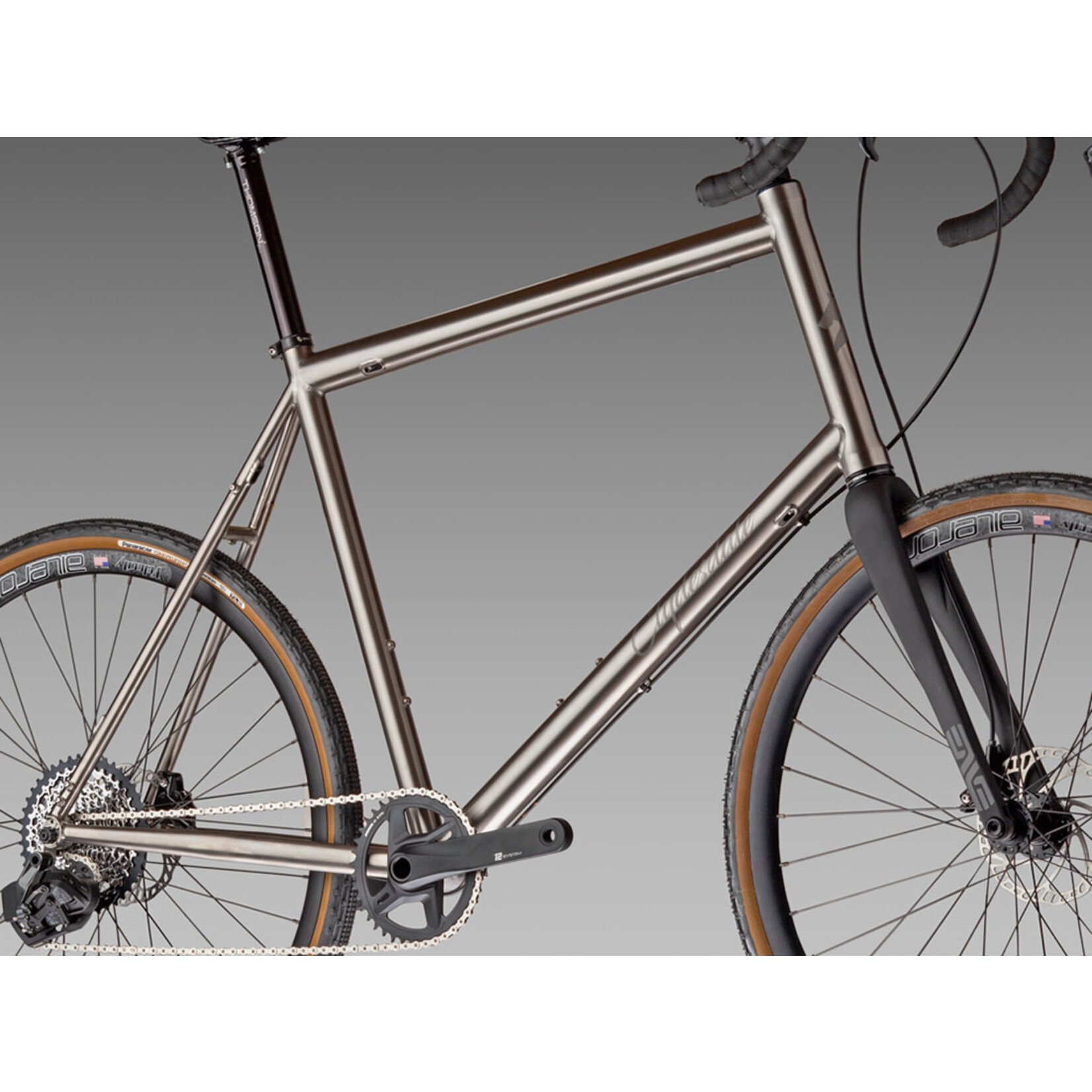 Clydesdale Clydesdale Team - Titanium gravel/road/touring bike - electronic shifting