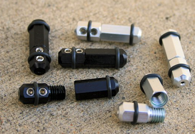 Da Vinci Designs Easy-split cable splitters for brake and shift cable - black