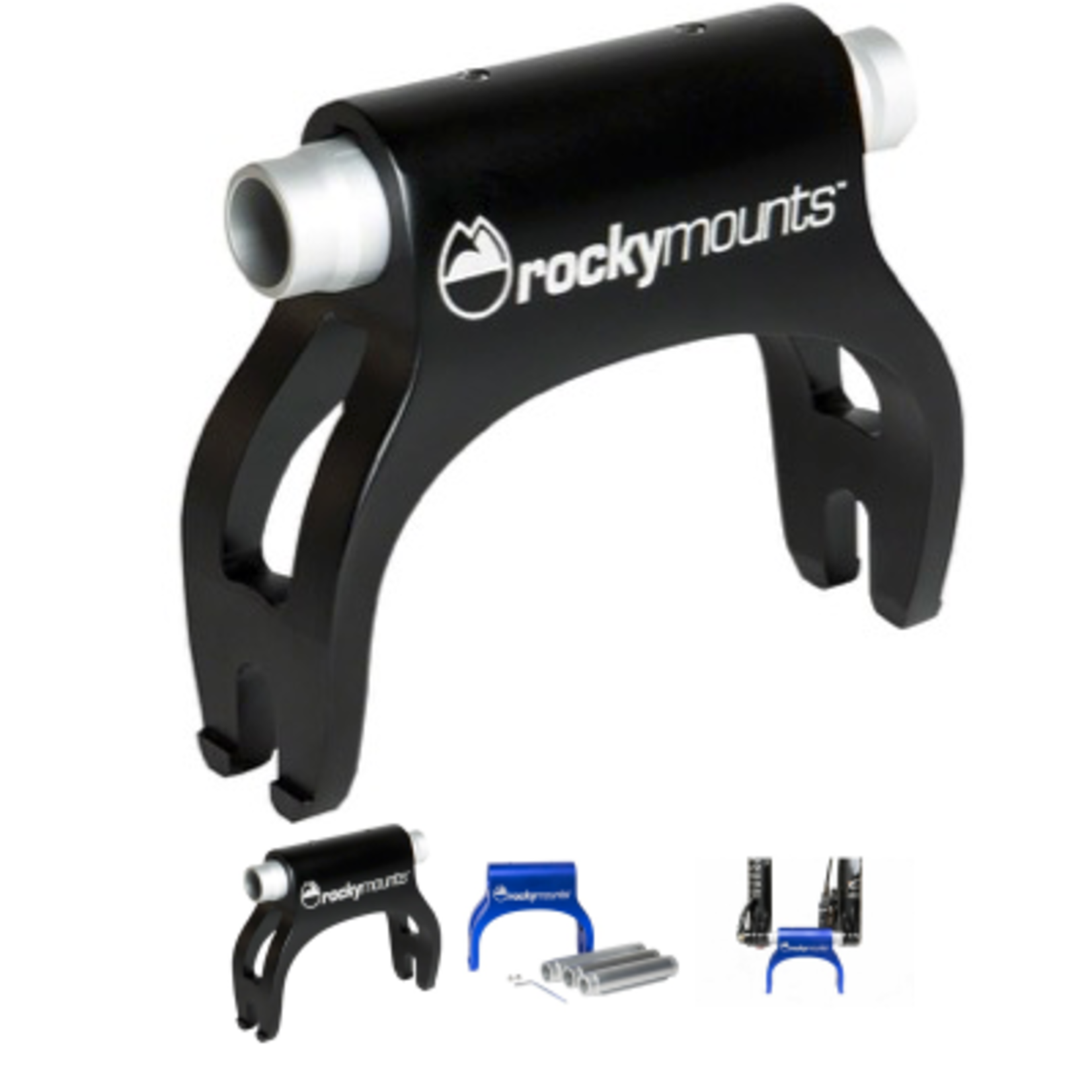 RockyMounts RockyMounts StreetRod Thru-Axle Bike Mount: compatible with 12 and 15mm front axles Black